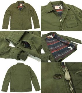 ミリタリーB6ジャケット 71406-0002 カーキ: Levi's リーバイス